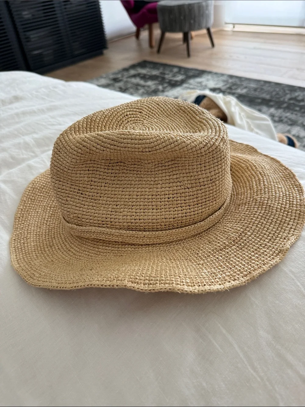 Janessa Leone Woven Straw Cowboy Hat